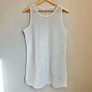 J. Crew Women’s Cream Crochet Beach
Coverup Dress, Size Small